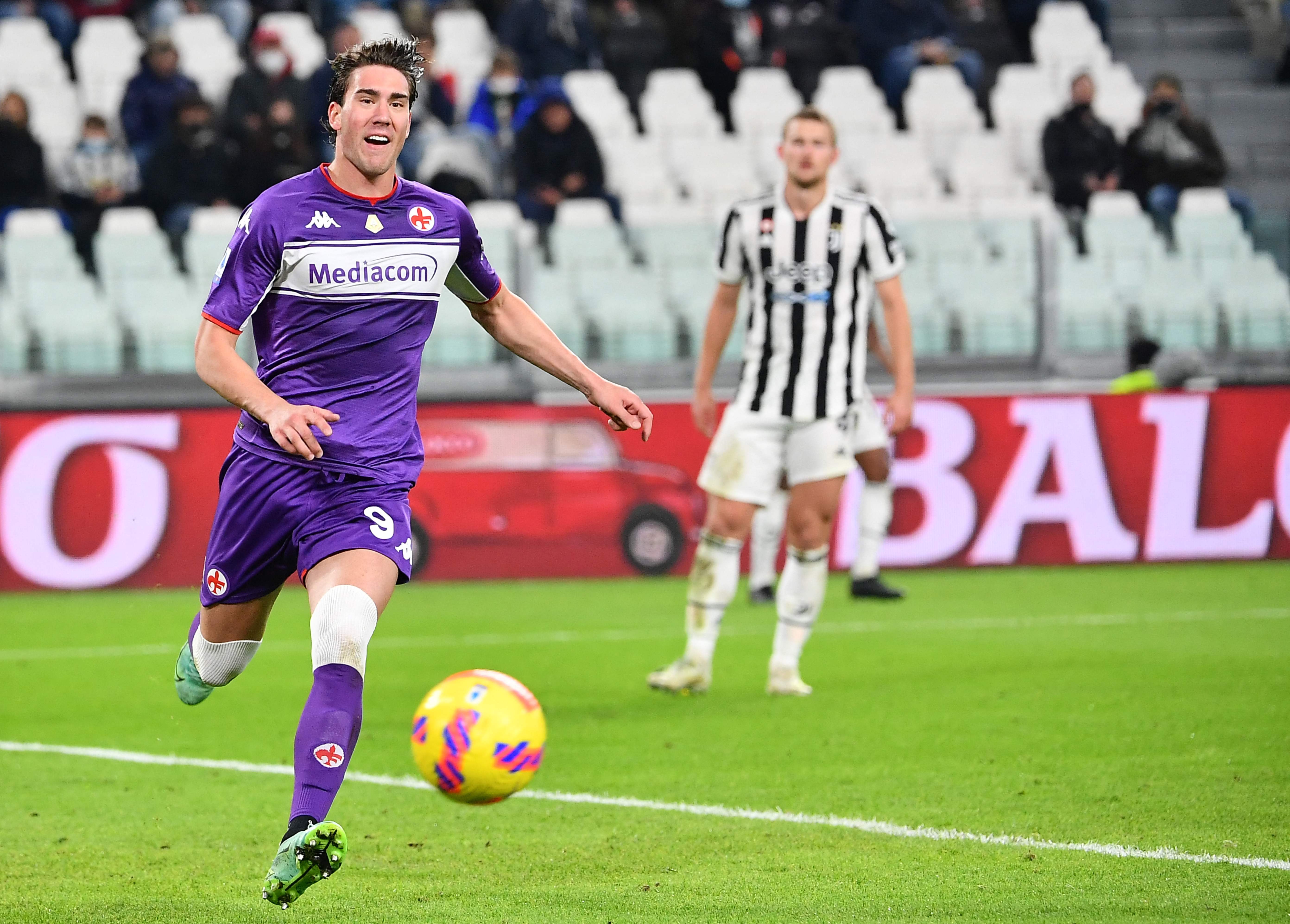 Penyerang Fiorentina Dusan Vlahovic