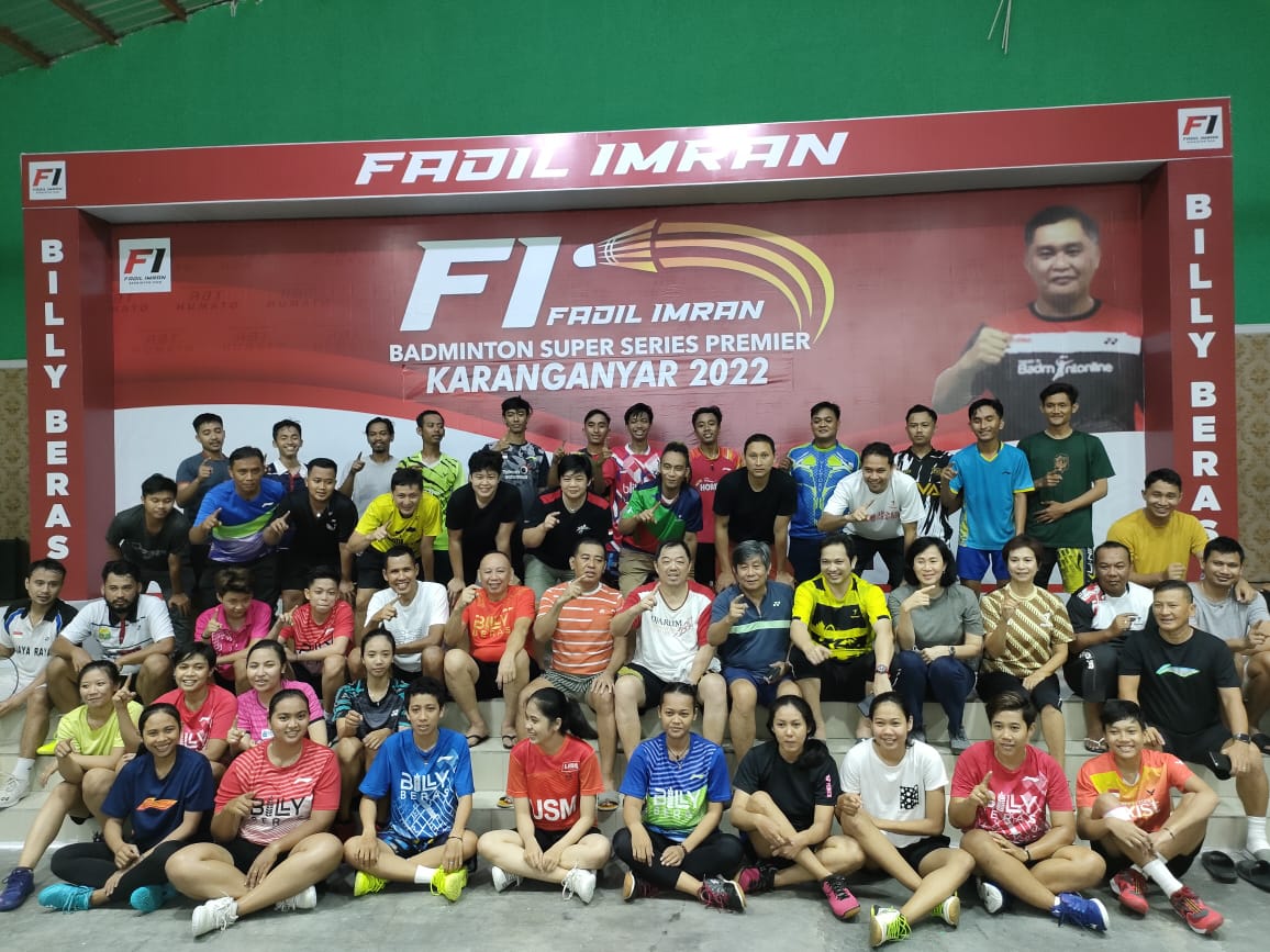 Para legenda bulu tangkis ajang Fadil Imran Badminton Premier Super Seriesb