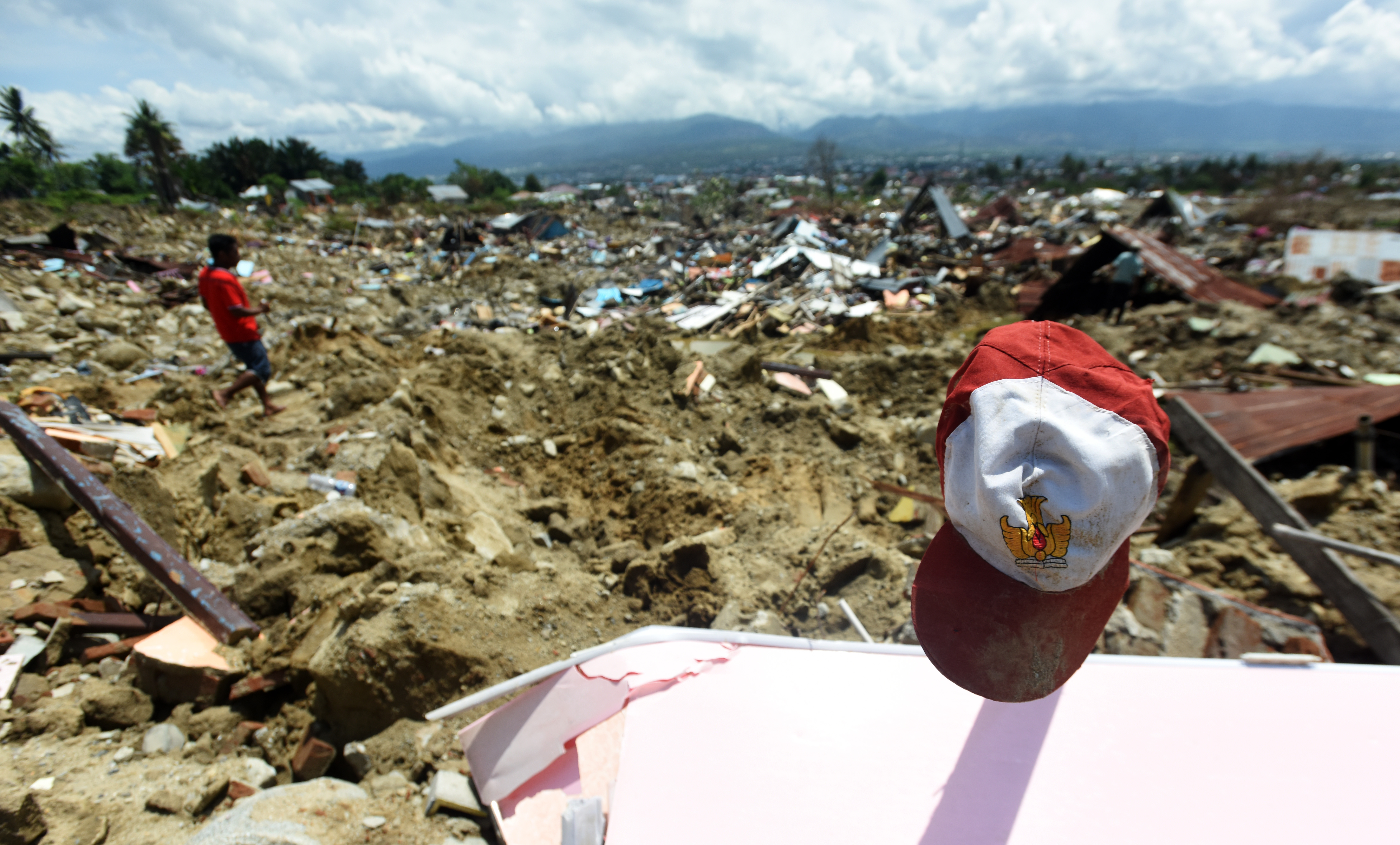 Lokasi terdampak pergerakan atau pencairan tanah (likuifaksi) di Balaroa Palu, Sulawesi Tengah, pada 2018 lalu.