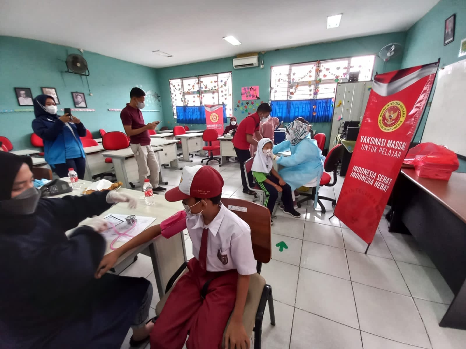 Badan Intelejen Negara Daerah Banten Intensifkan vaksinasi anak, Selasa (11/1) 