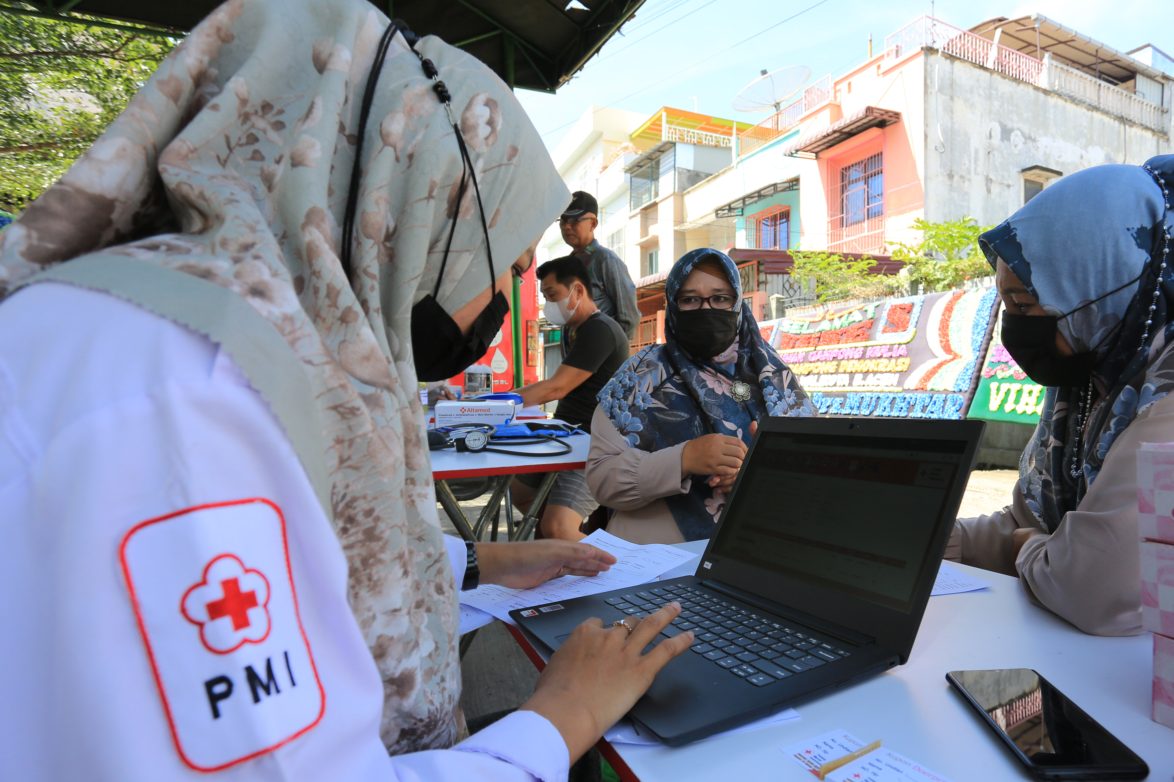 Ilustrasi aktivitas PMI di masa Pandemi