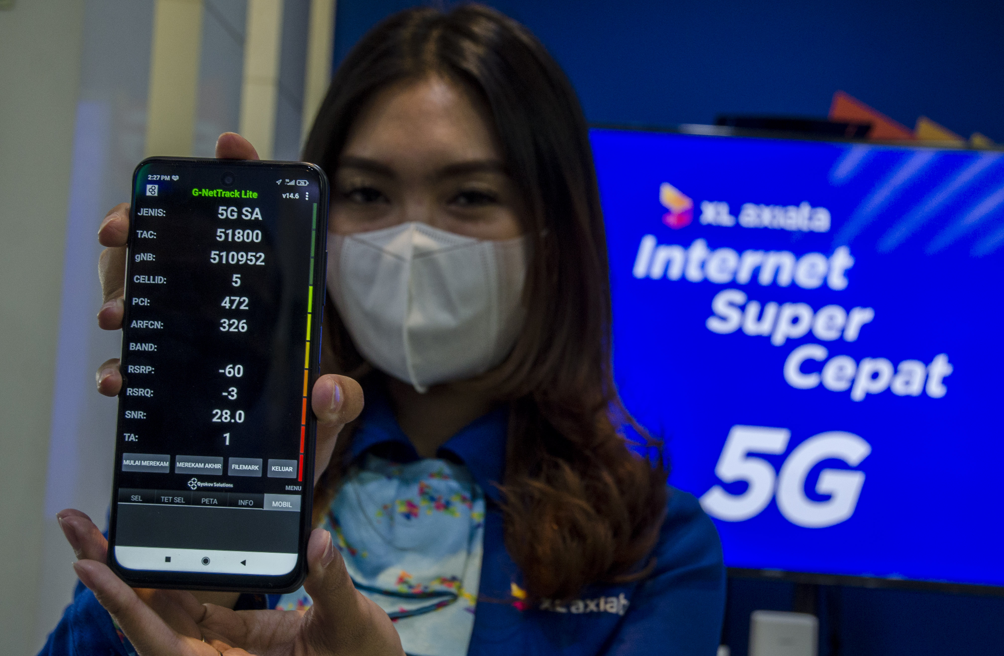 Customer relation XL Axiata menunjukkan kualitas jaringan XL Axiata