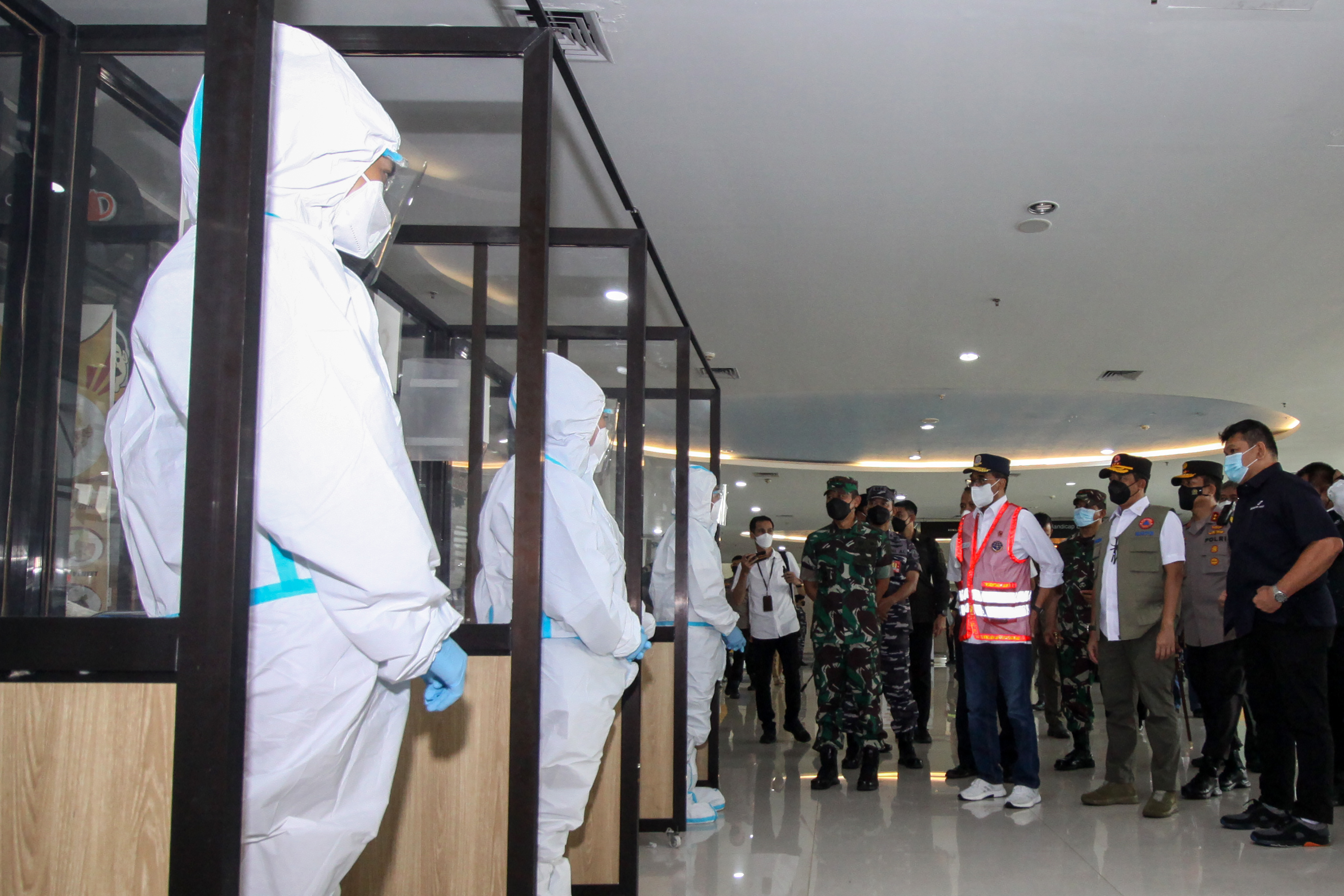 KESIAPAN BANDARA JUANDA: Pemerintah membuka Terminal 2 Kedatangan Internasional Bandara Juanda Surabaya di Sidoarjo, Jawa Timur.