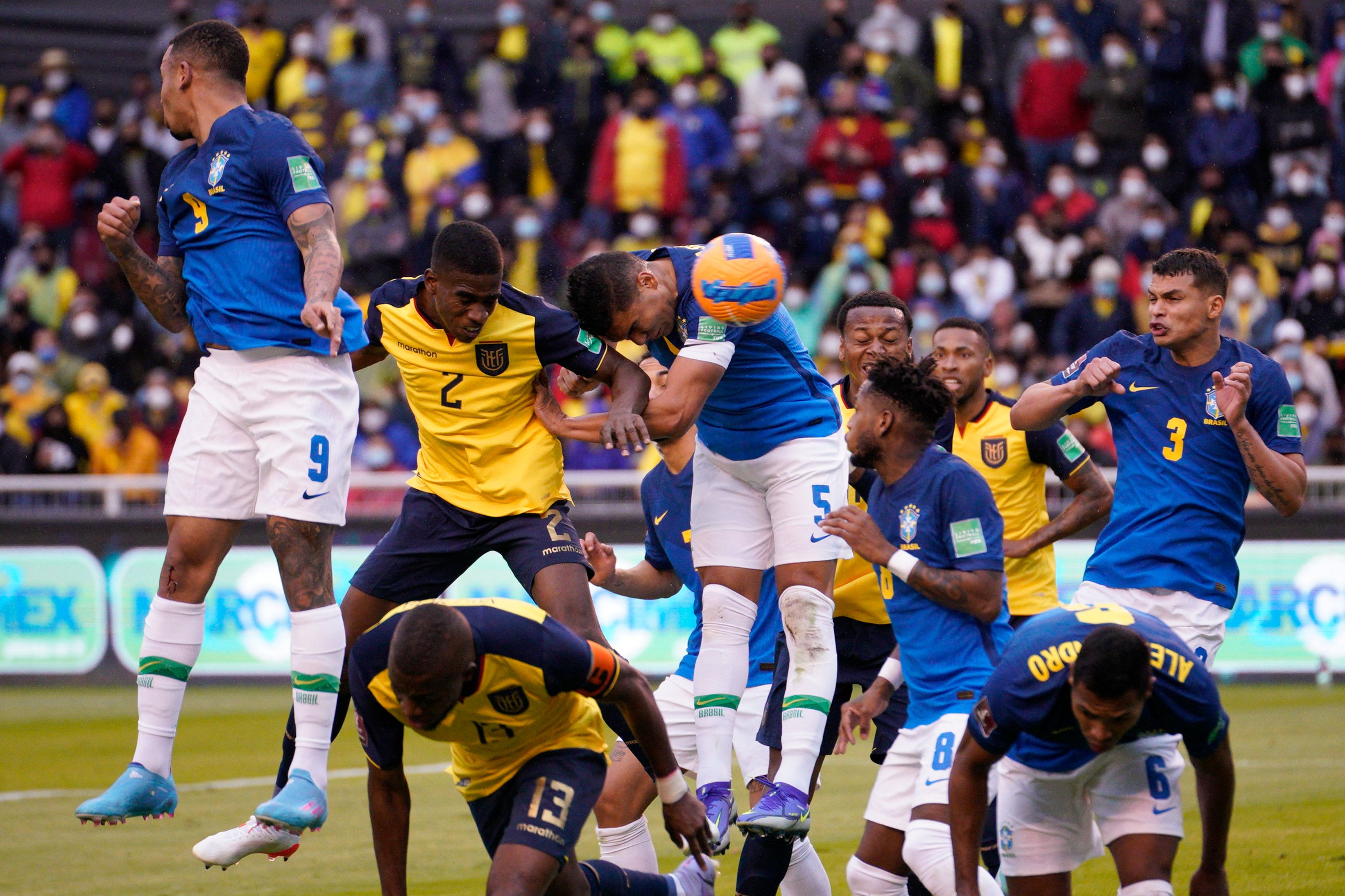 Laga kualifikasi Piala Dunia antara Ekuador dan Brasil