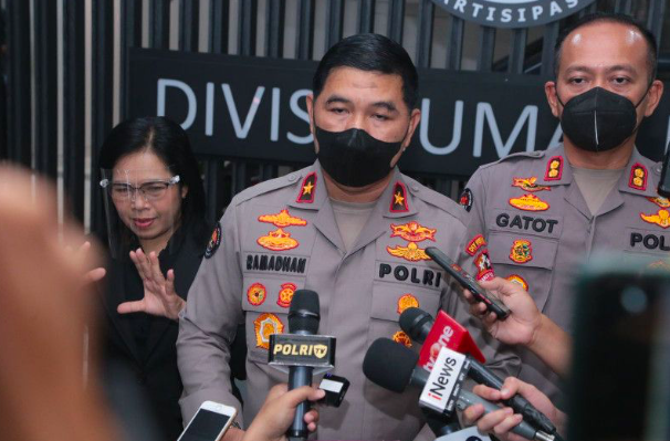 Kepala Bagian Penerangan Umum Divisi Humas Kepolisian Indonesia, Brigadir Jenderal Polisi Ahmad Ramadhan. 