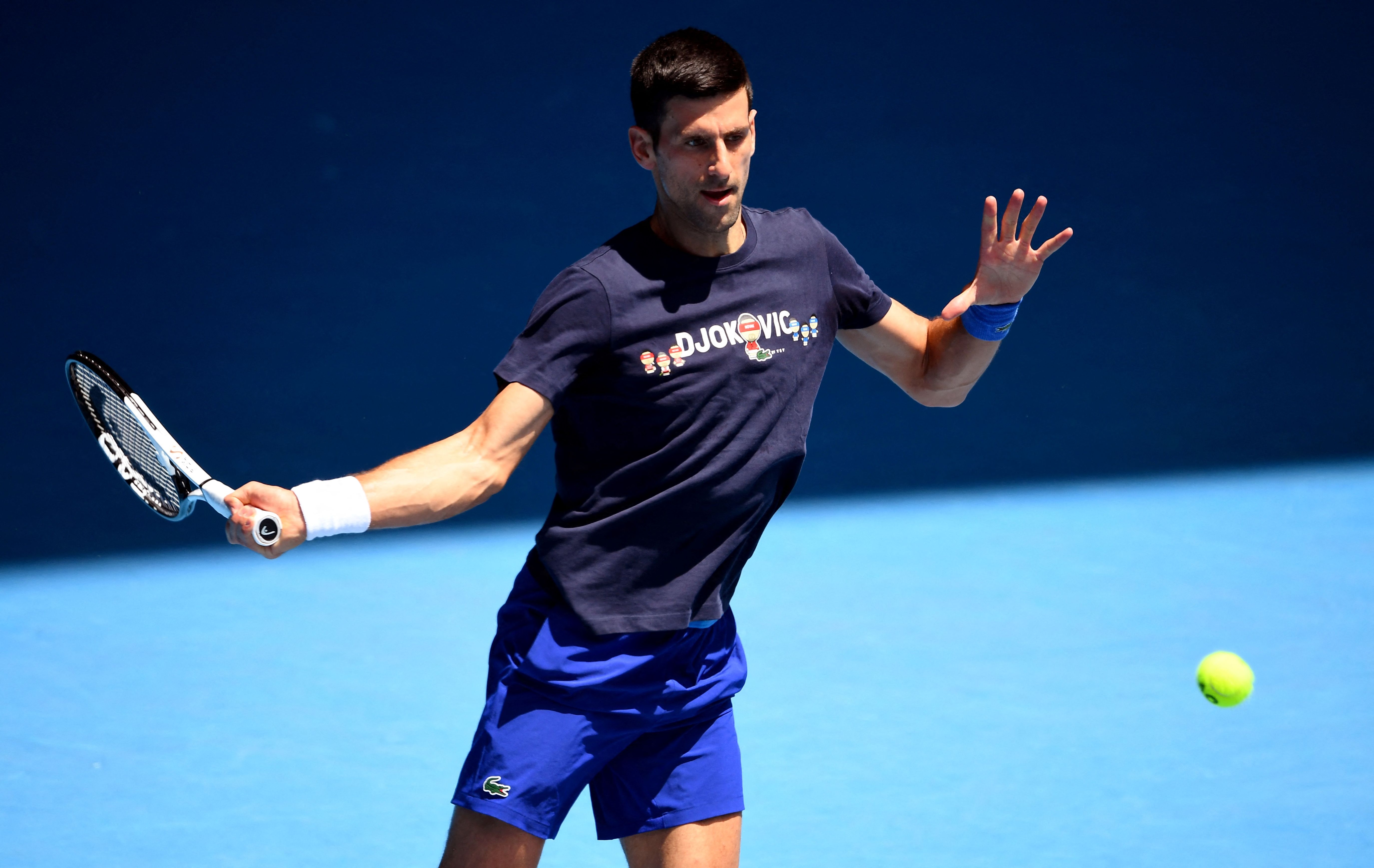 Petenis Serbia Novak Djokovic
