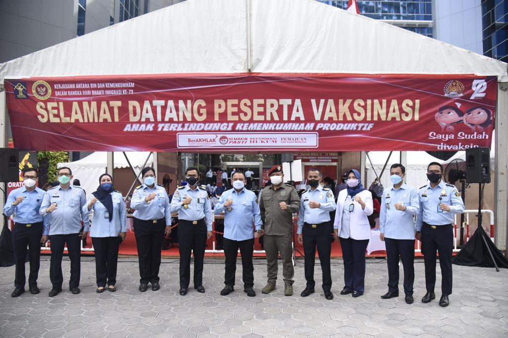 Binda Jakarta Gandeng Kemenkumham Gelar Vaksinasi Anak 