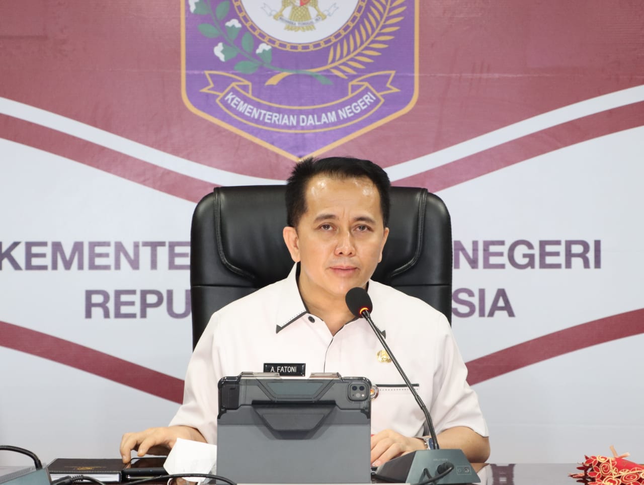 Plh Dirjen Bina Keuangan Daerah Kementerian Dalam Negeri Kemendagri Agus Fatoni