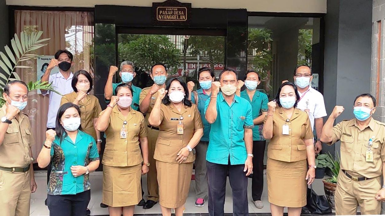 Pasar Nyanggelan, Kel Panjer, Denpasar Selatan terpilih mewakili Provinsi Bali dalam lomba Pasar Aman dari Bahan Berbahaya tingkat Nasional.