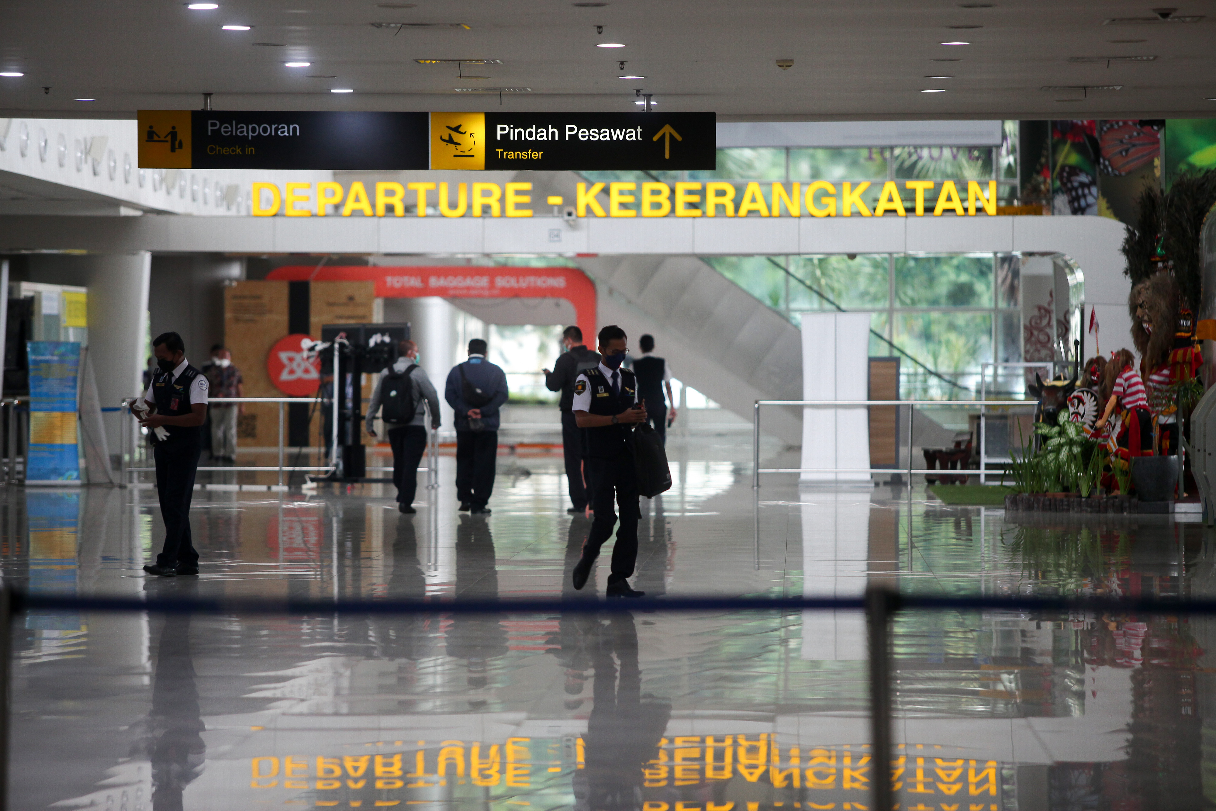 Suasana Bandara ZJanda, Surabaya Jawa Timur