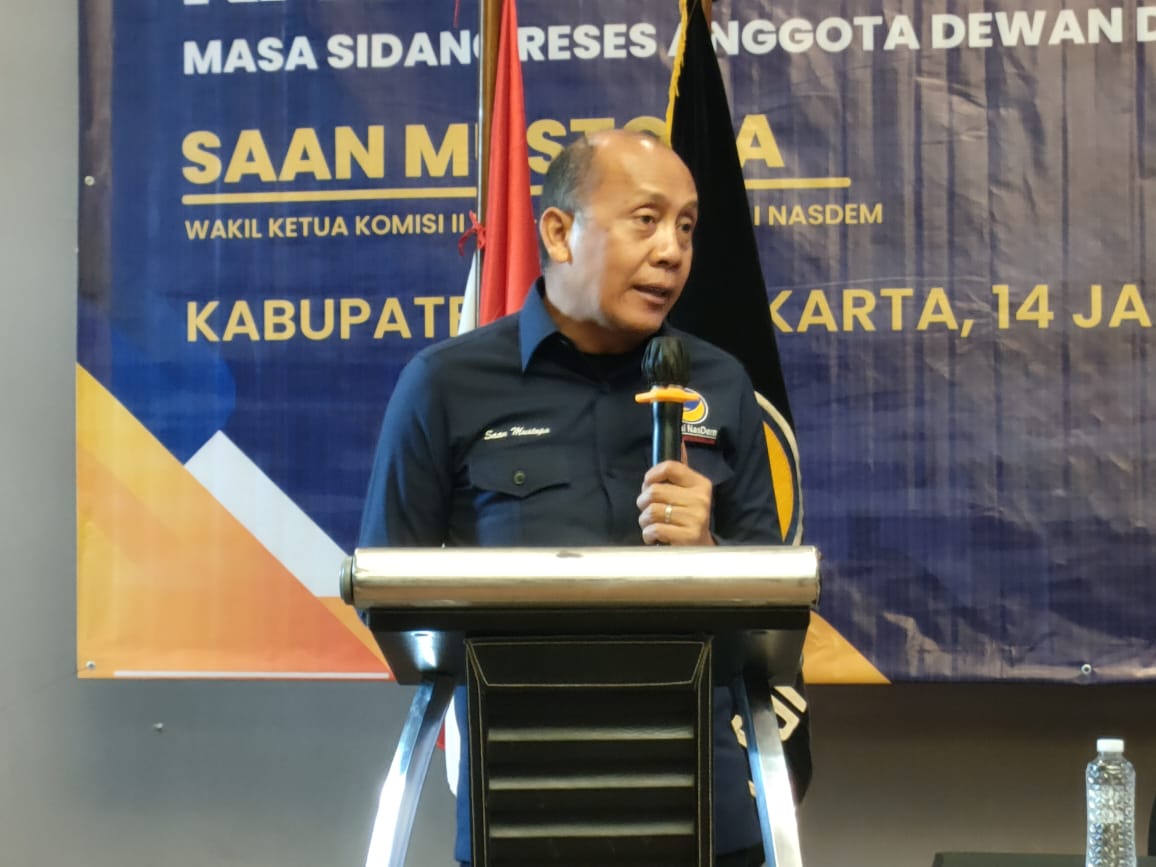 Ketua DPW Partai Nasdem Jawa Barat, Saan Mustopa