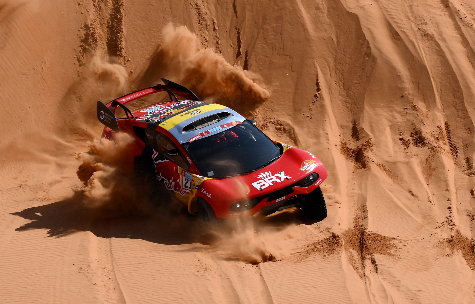 Aksi Sebastien Loeb di Reli Dakar