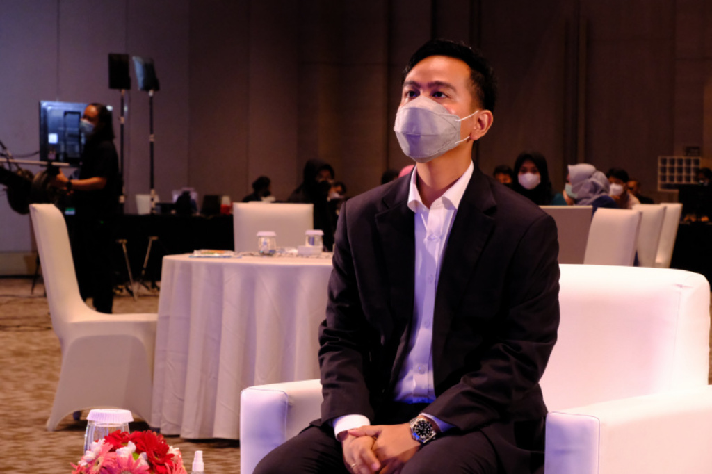 Putra sulung Presiden Joko Widodo yang kini menjabat sebagai Wali Kota Solo Gibran Rakabuming Raka.