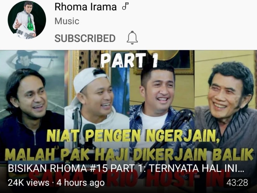 Bisikan Rhoma #15 Part 1.