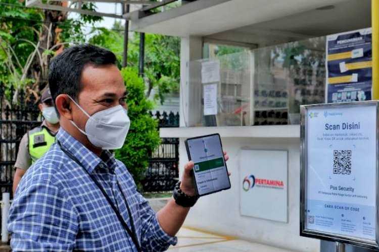 Penggunaan aplikasi PeduliLindungi