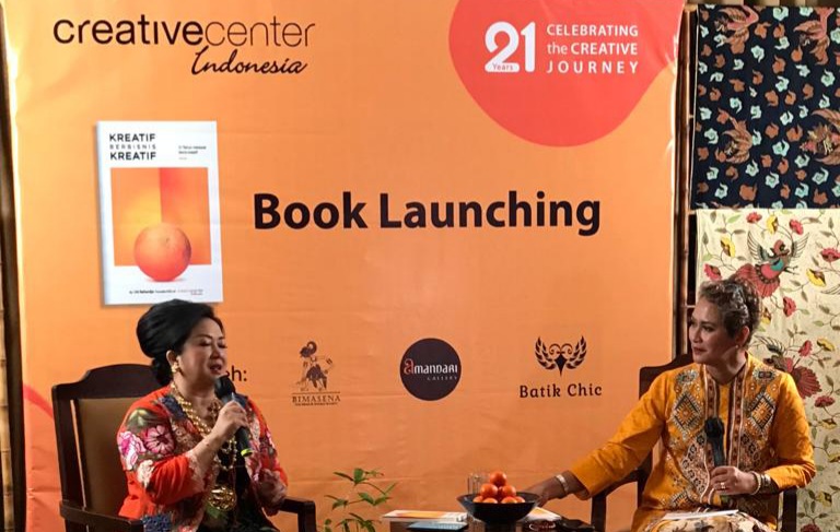 Peluncuran buku Kreatif Berbinsis Kreatif karya Uti Rahardjo