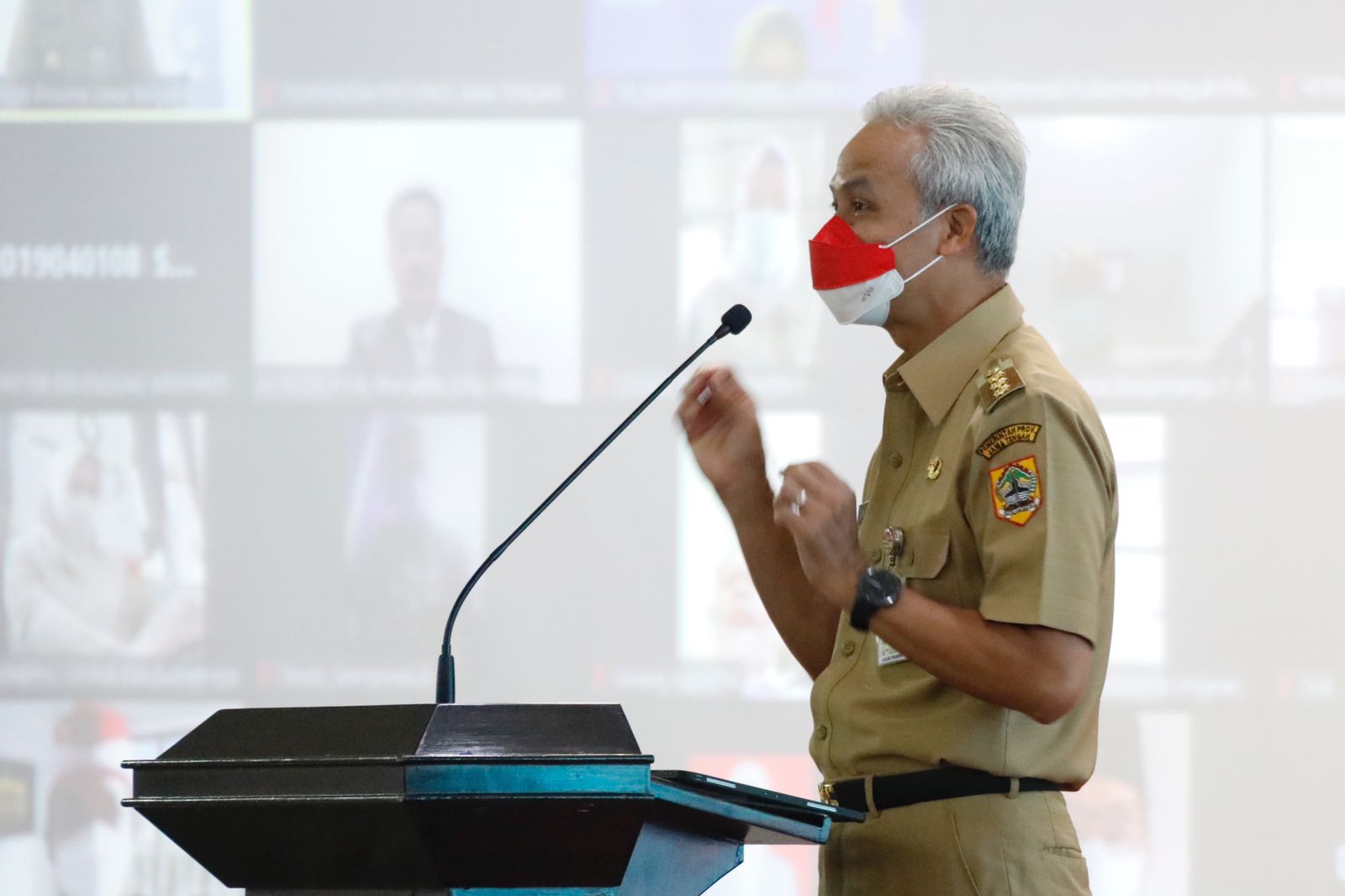 Gubernur Jawa Tengah Ganjar Pranowo.