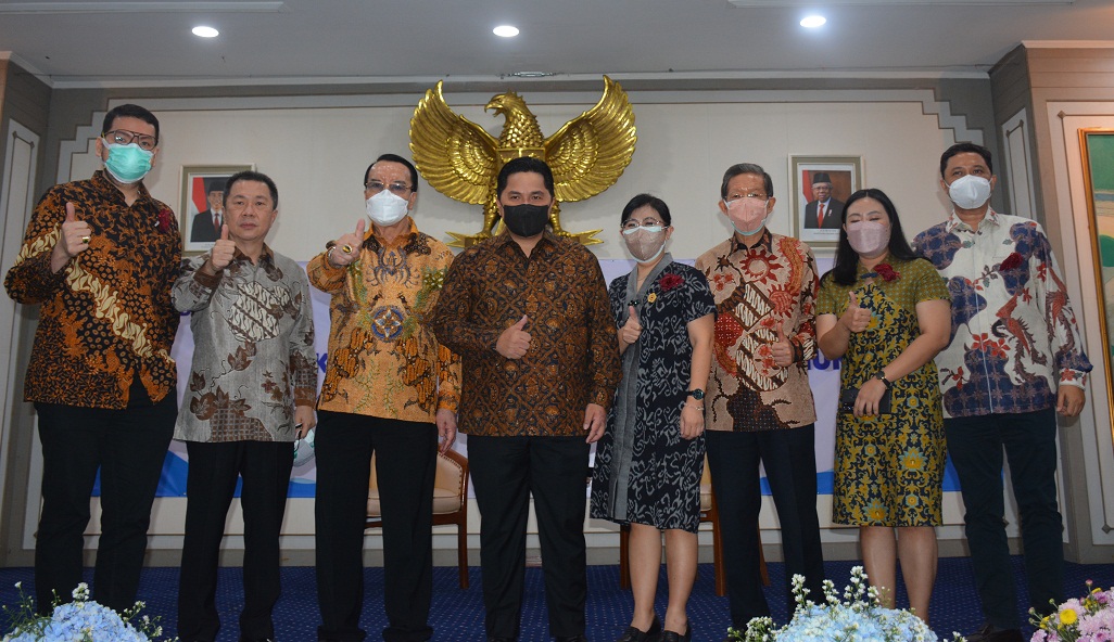 Erick Thohir Hadiri Peringatan HUT Perkumpulan dan Rumah Sakit Husada