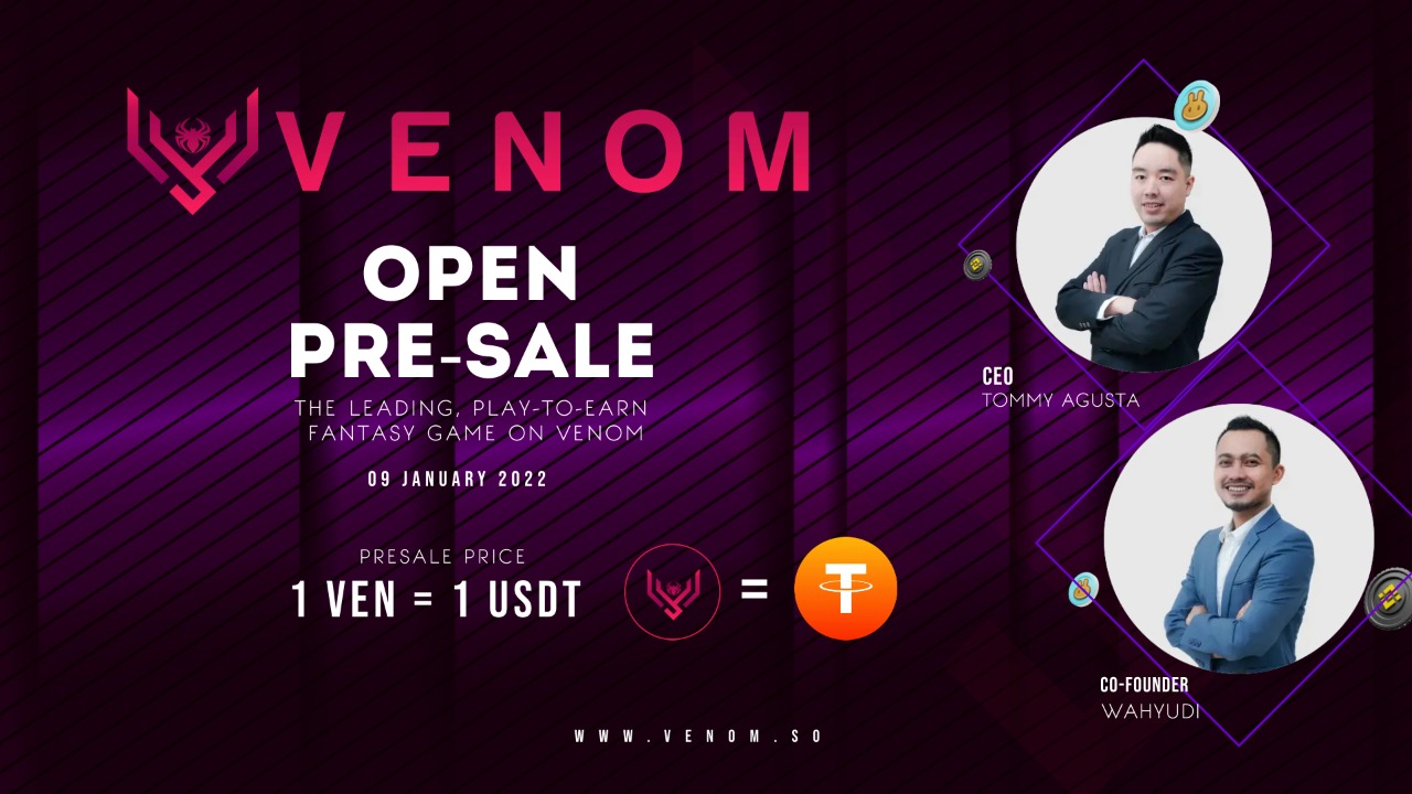 Peluncuran Venom, platform gaming berbasis teknologi blockcahin
