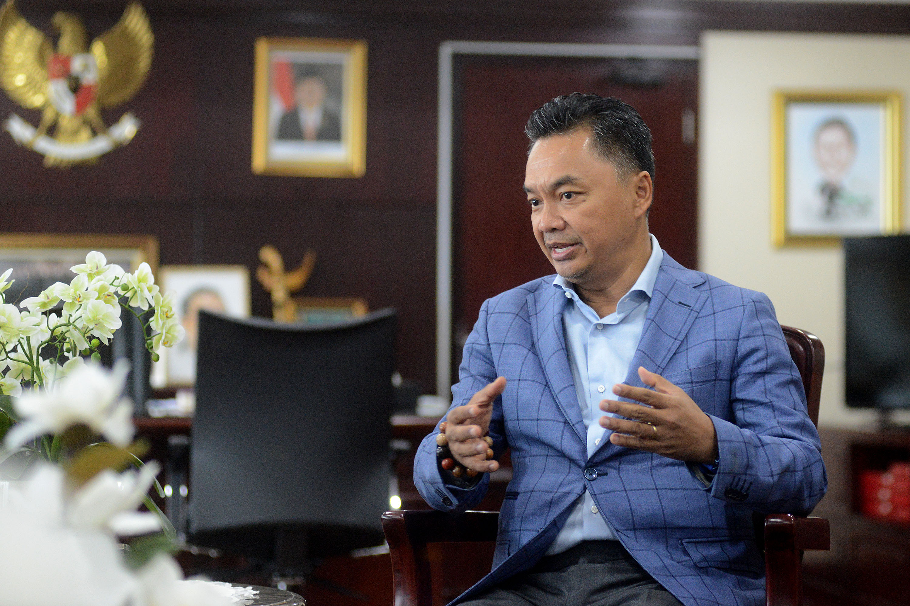 Mantan Wakil Menteri Luar Negeri Dino Patti Djalal.