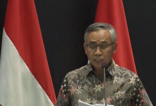Ketua Dewan Komisioner OJK Wimboh Santoso acara Pembukaan Bursa Efek Indonesia di Jakarta.