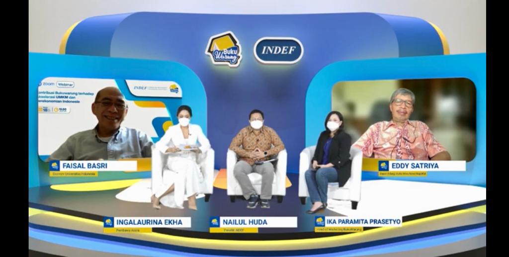 Virtual Media Session: Kontribusi BukuWarung Terhadap Akselerasi UMKM dan Perekonomian Indonesia yang digelar startup BukuWarung.