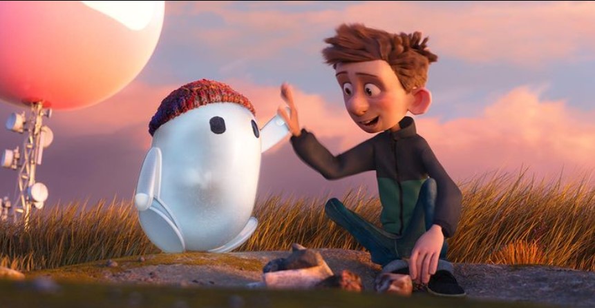 Cuplikan adegan di film Ron's Gone Wrong