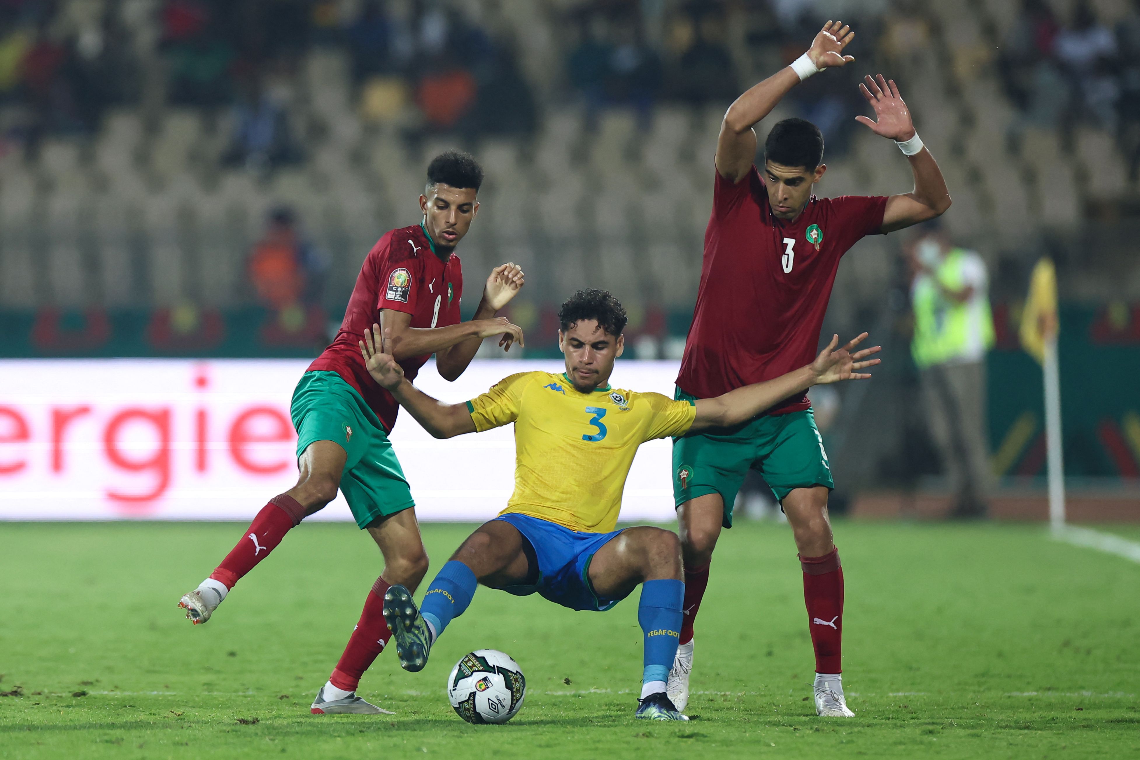 Laga Piala Afrika antara Gabon dan Maroko