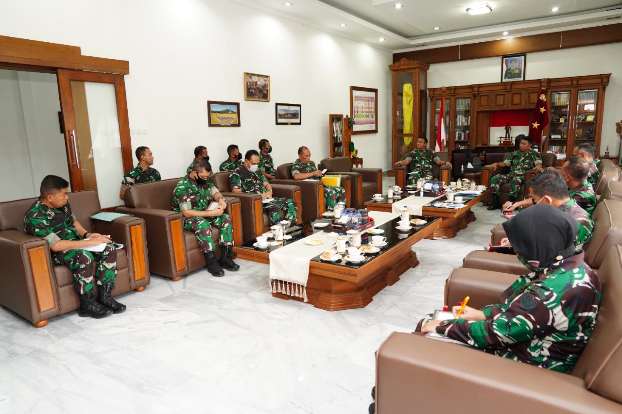 Suasana peluncuran program Podcast di Akademi Militer Magelang, Jawa Tengah