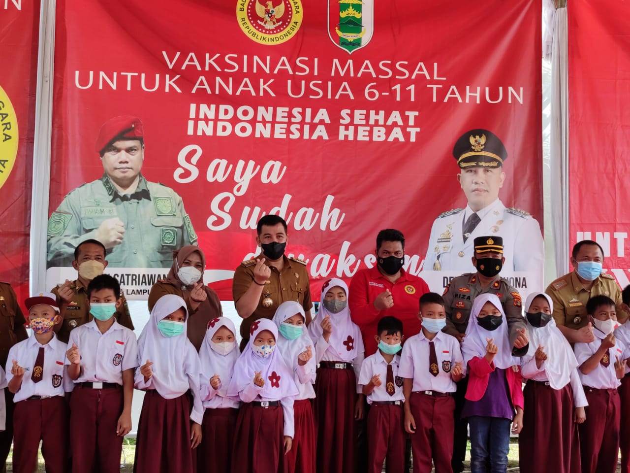 Binda Lampung Tetap Giatkan Vaksinasi Anak dan Lansia