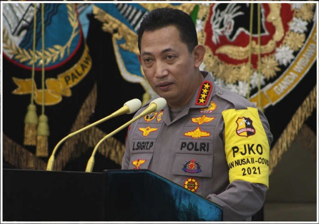Kapolri Jend Listyo Sigit Prabowo.