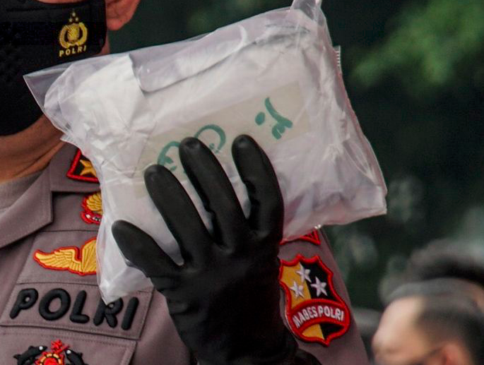 Ilustrasi sabu.