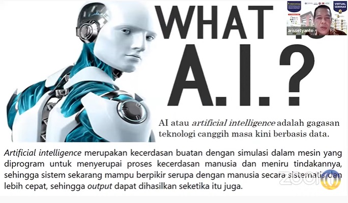 Webinar penerapan Kecerdasan buatan (AI) dalam auditing