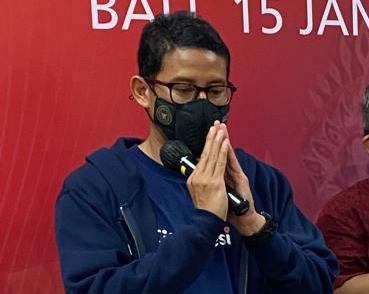 Menteri Pariwisata dan Ekonomi Kreatif Sandiaga Salahuddin Uno.