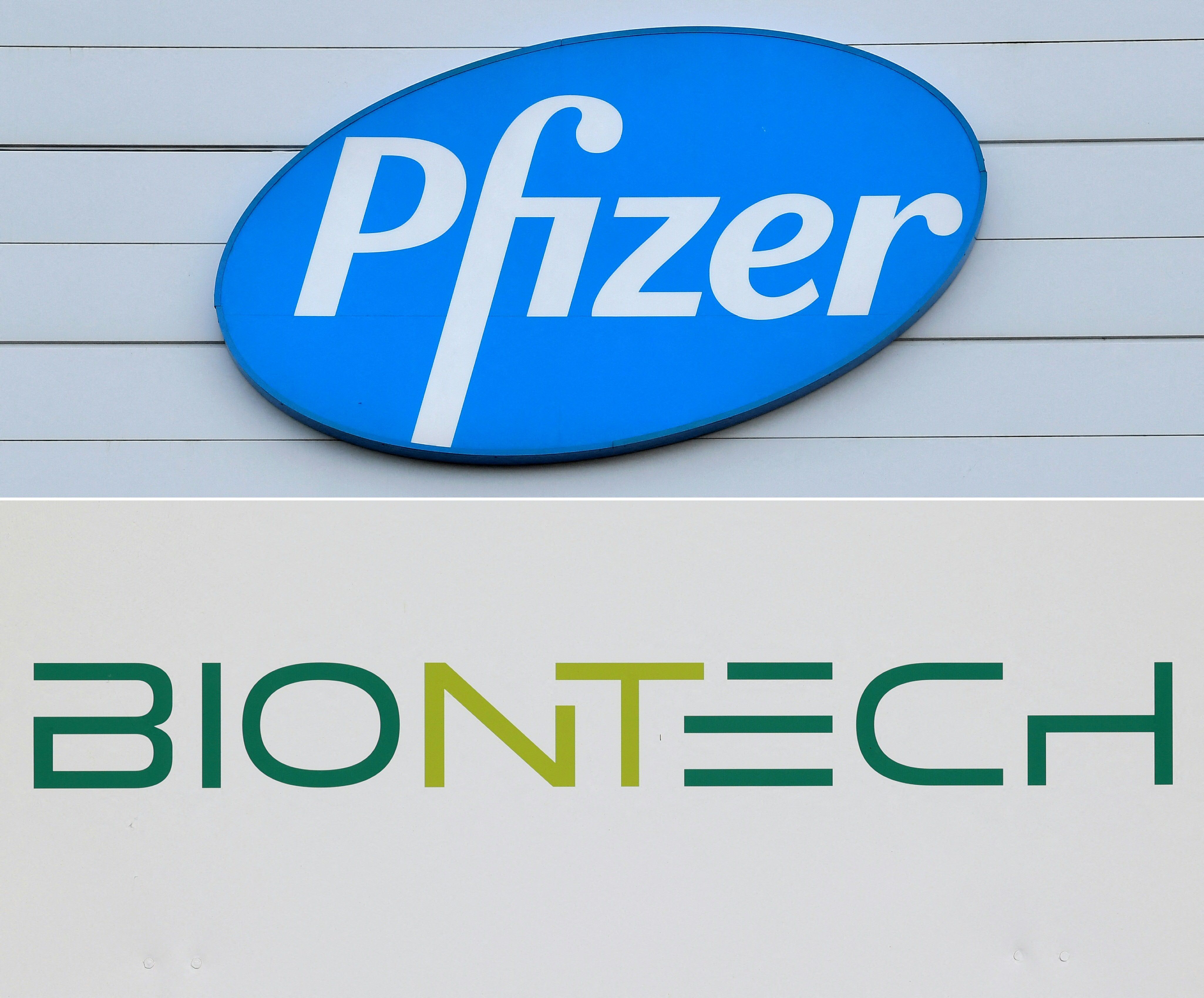 Ilustrasi Pfizer dan BioNTech.