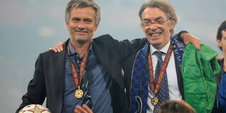 Jose Mouronho dan Massimo Moratti 