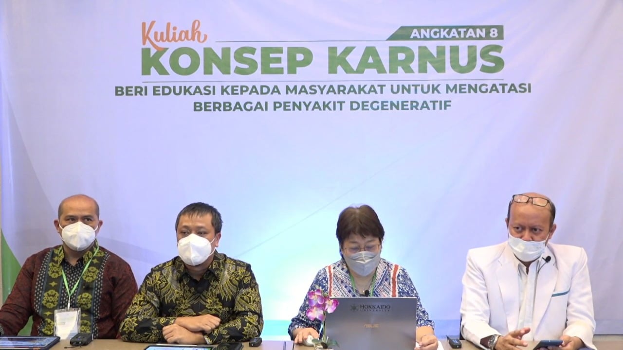 Kuliah Konsep Karnus 8, Beri Edukasi kepada Masyarakat untuk Mengatasi Berbagai Penyakit Degeneratif. 