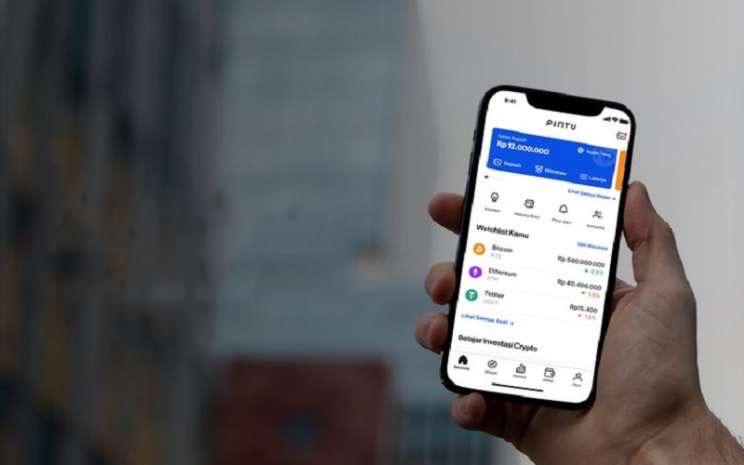 Aplikasi Pintu, platform jual beli dan investasi aset kripto yang berfokus pada mobile.