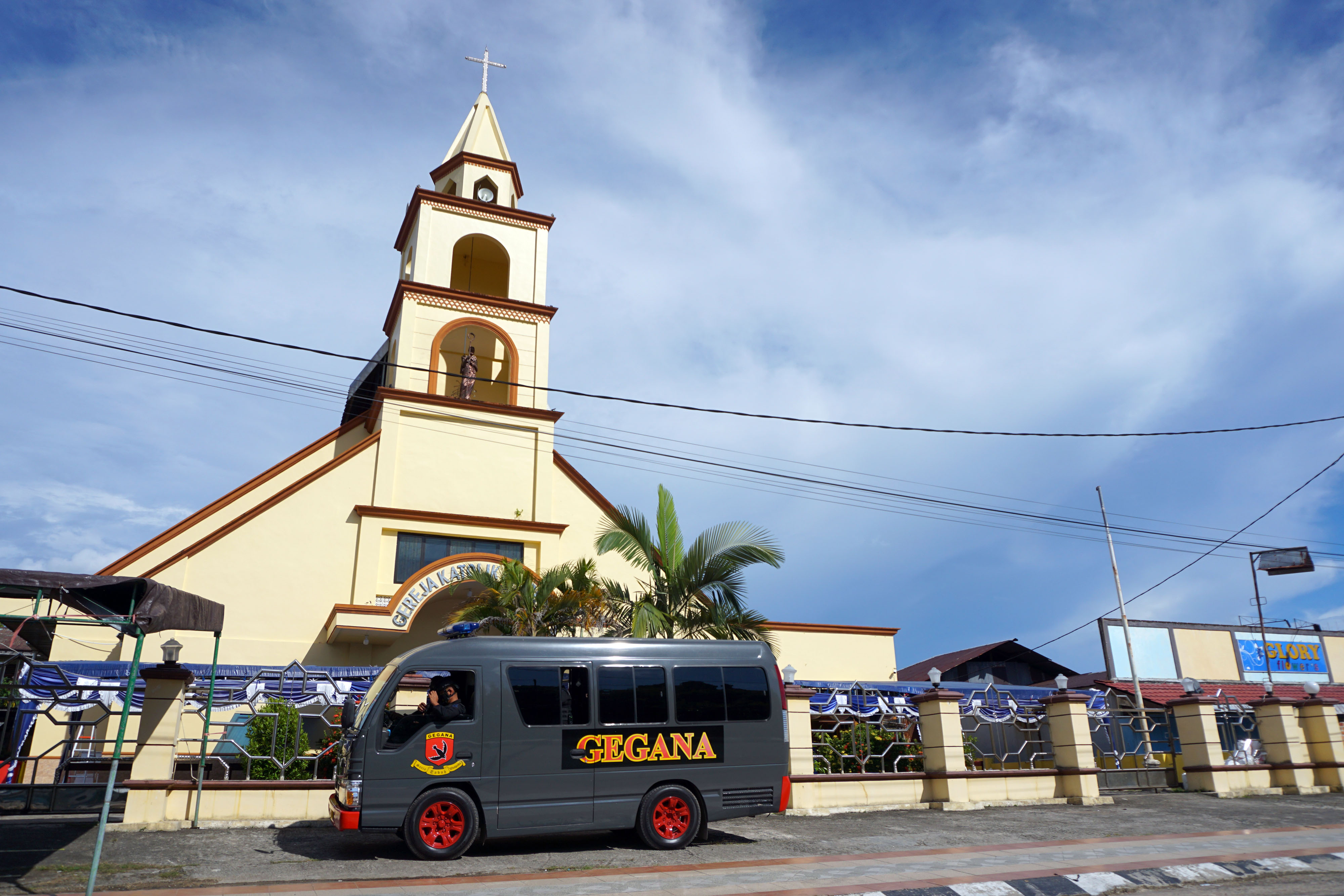Salah satu gereja di Papua Barat