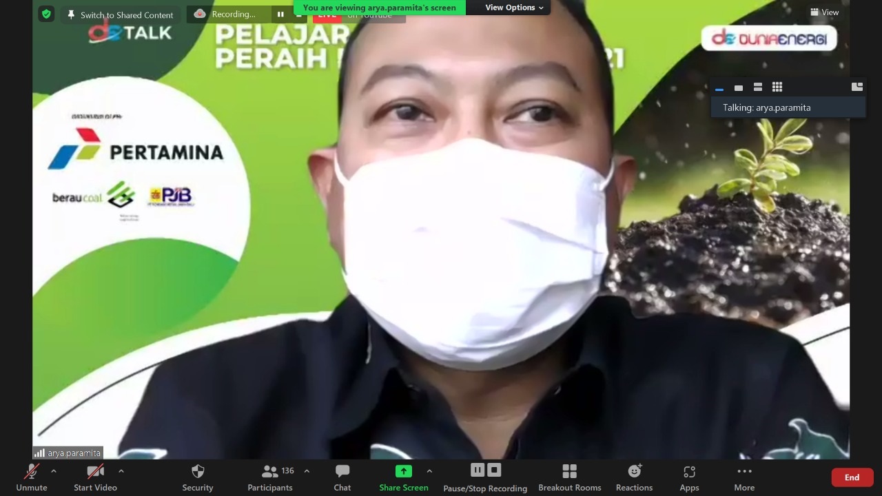 Sekretaris Perusahaan Pertamina Hulu Energi Arya  Dwi Paramita