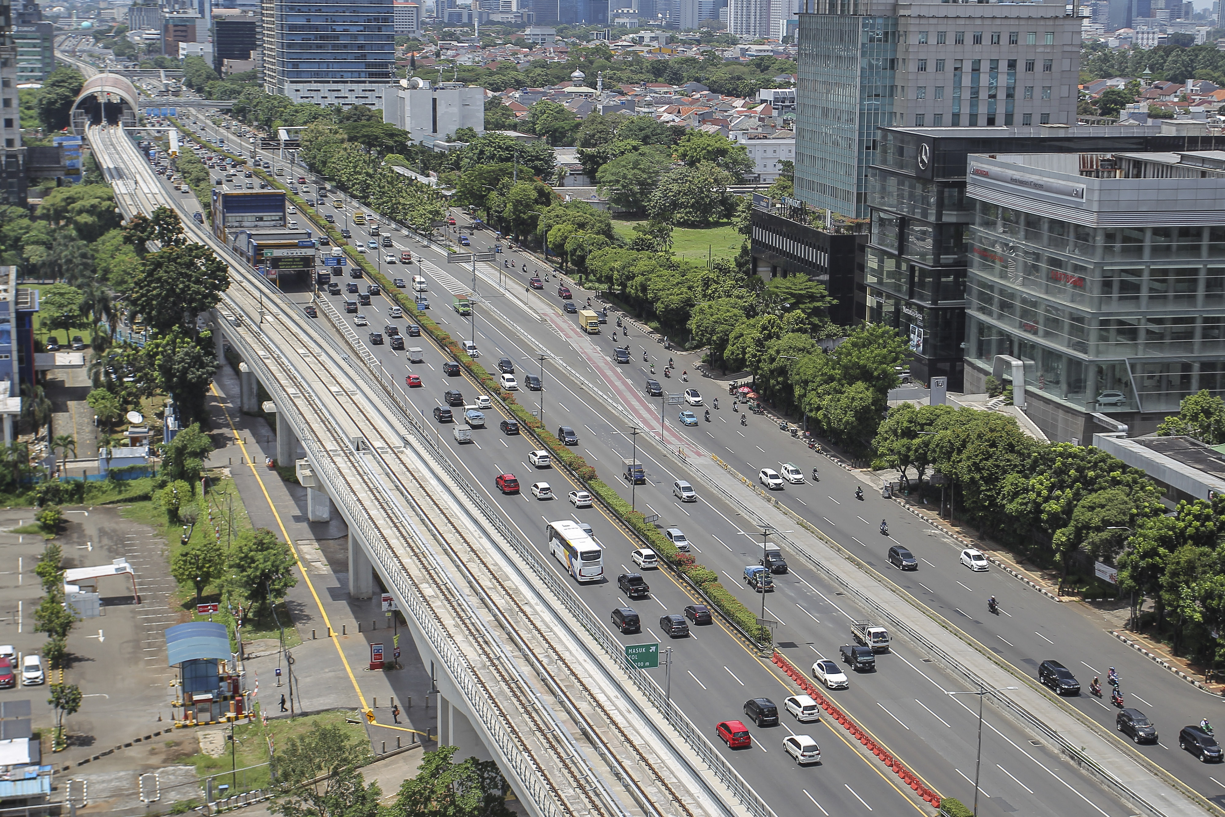 Ilustrasi pembangunan di Jakarta