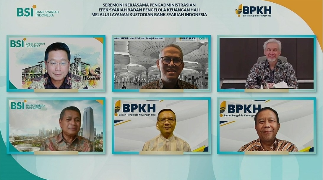 Seremoni Pengadministrasian efek syariah BPKH di Bank Syariah Indonesia