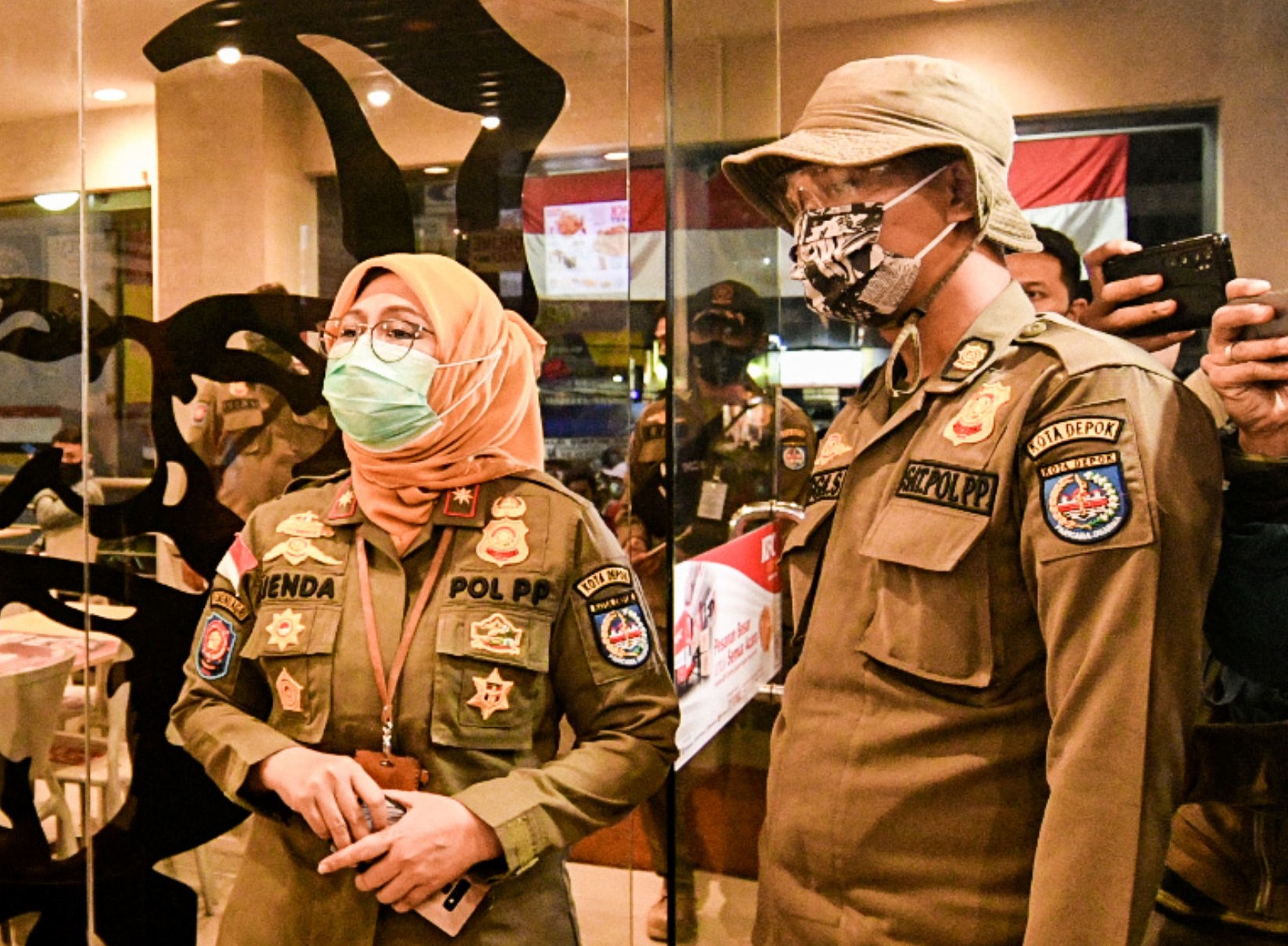 Kepala Satpol PP Kota Depok Lienda Ratna Nurdianny