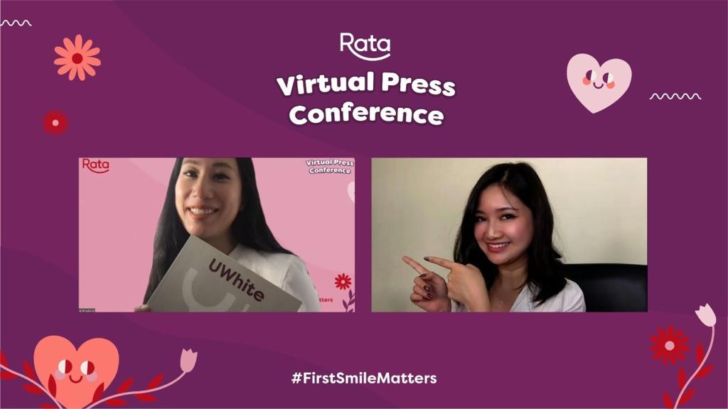 Konferensi pers virtual yang diselanggarakan Rata. 