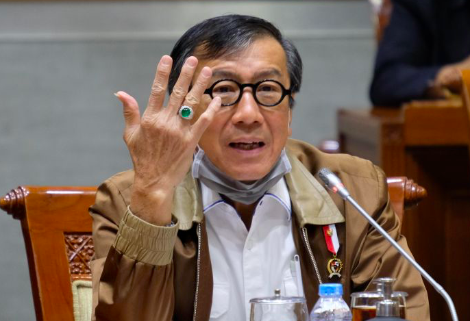 Menteri Hukum dan HAM Yasonnal Hamonangan Laoly