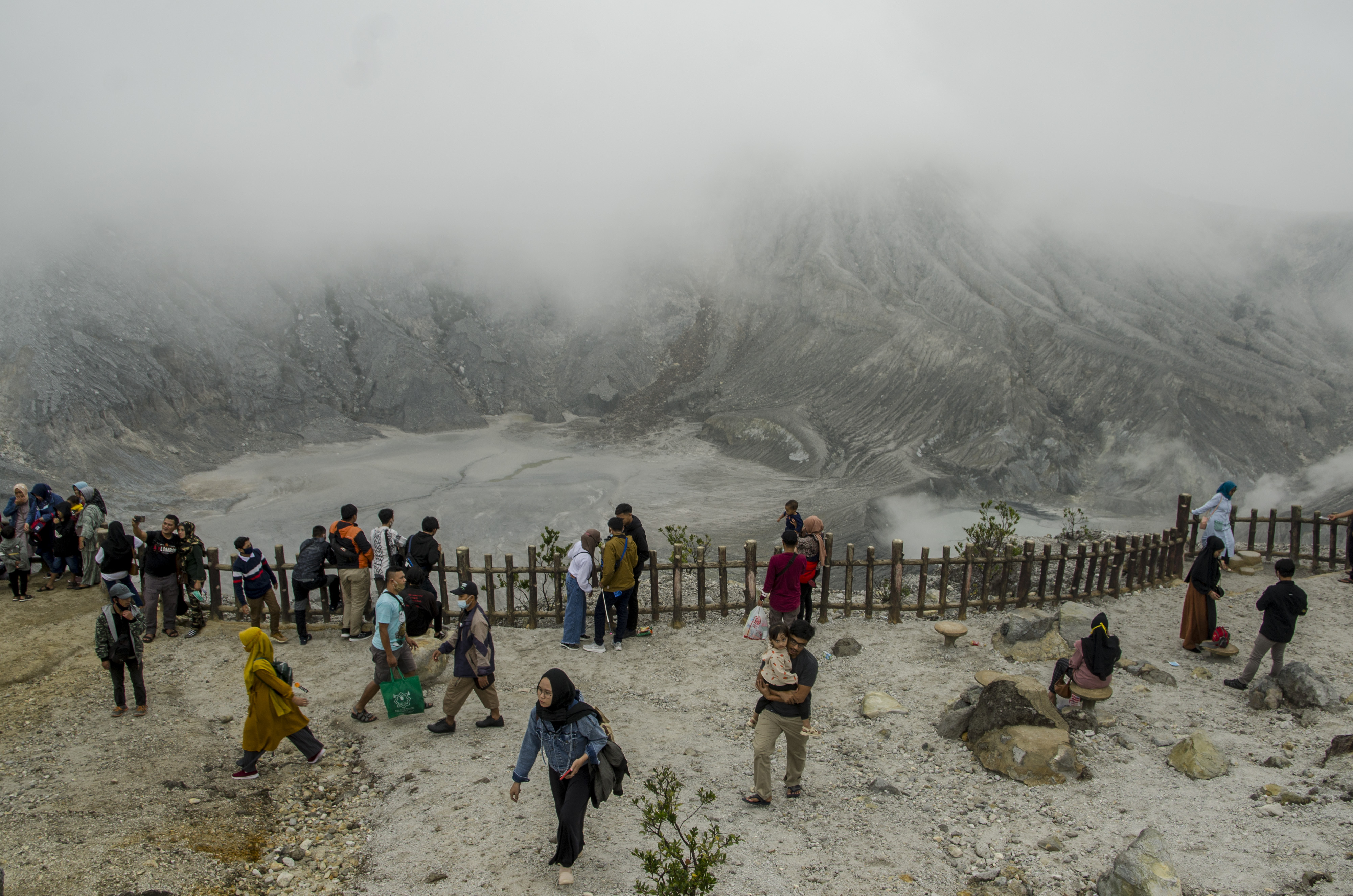 Gunung Tangkuban Parahu, Lembang, Jawa Barat.