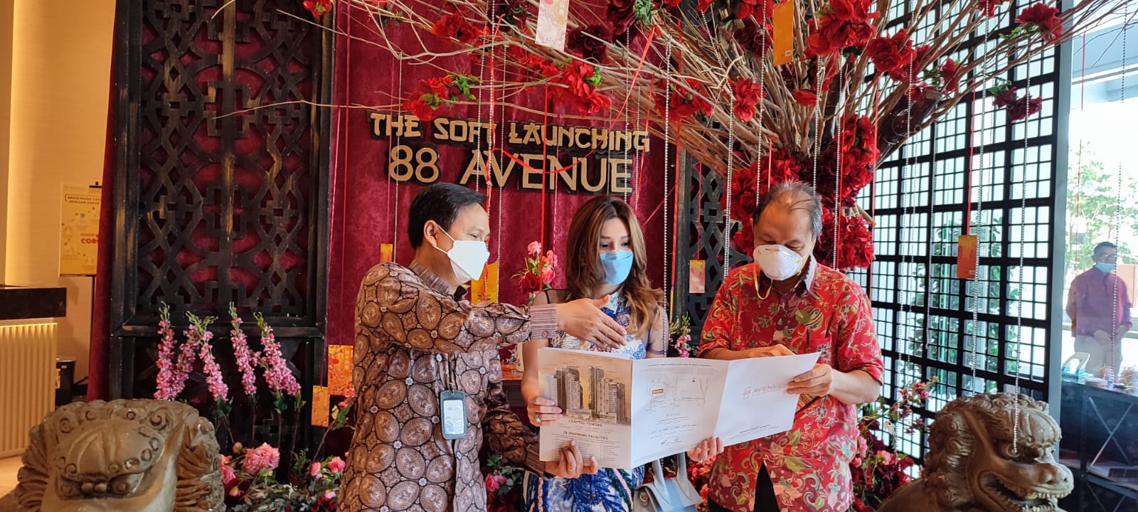 Soft Launching tower The Residence dan The SOHO, Selasa (22/2).