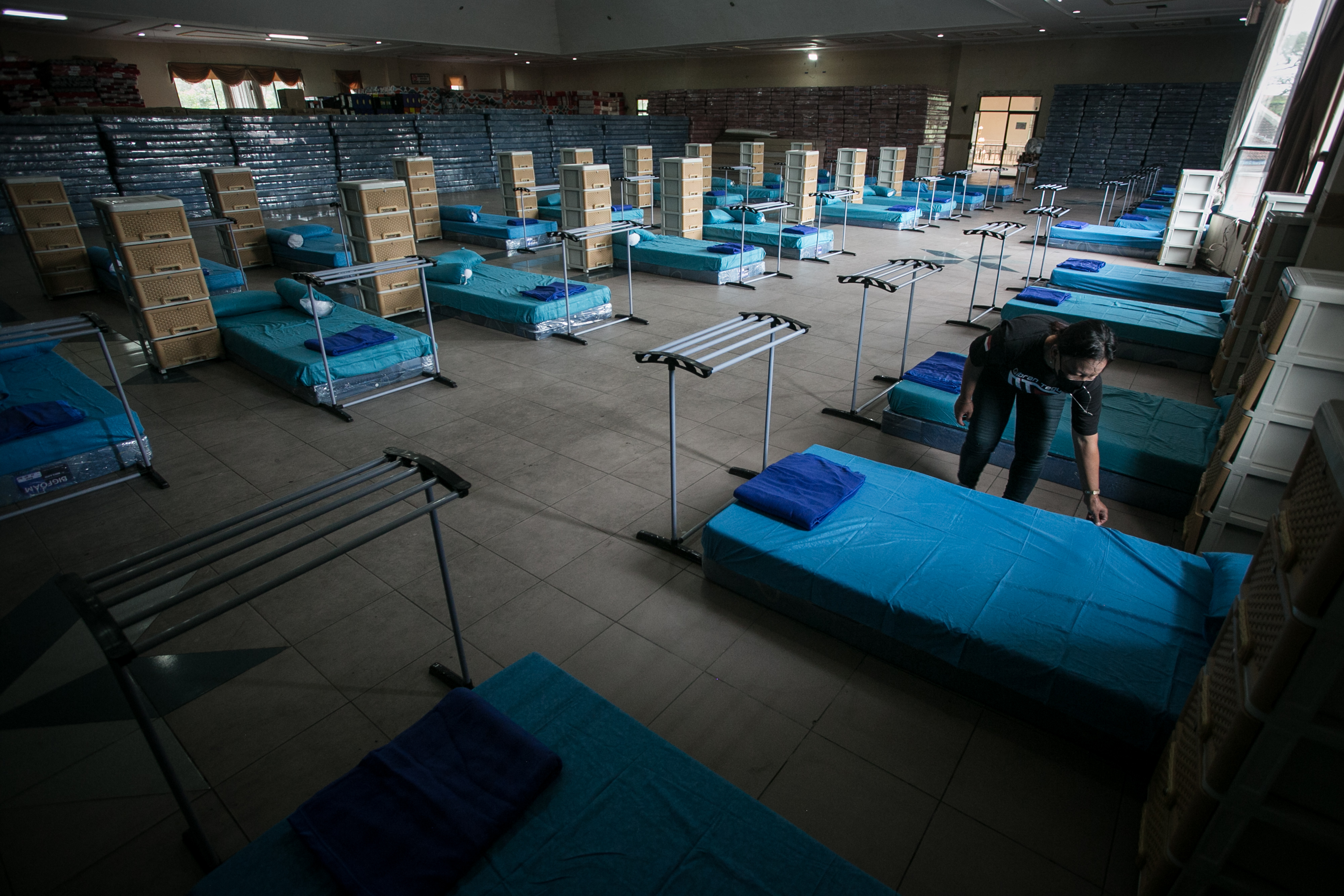 Ilustrasi lokasi isolasi terpusat