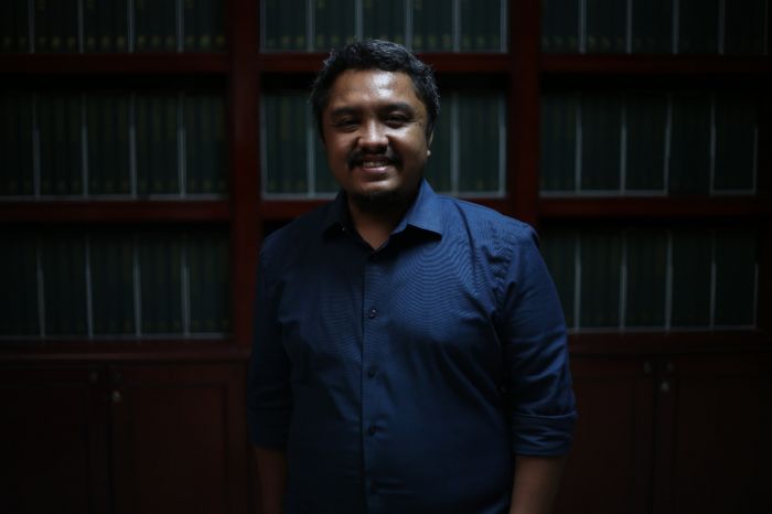 Jurnalis Media Indonesia Akhmad Mustain