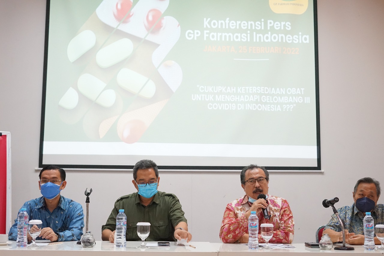 Konferensi pers bertema Cukupkah Obat - Obatan untuk hadapi gelombang Ketiga Covid-19 di Indonesia..?